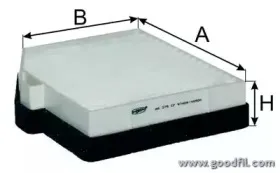 AG 379 CF GOODWILL Фильтр, воздух во внутренном пространстве