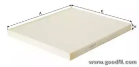 AG381CF GOODWILL Фильтр, воздух во внутренном пространстве