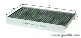 AG 391 CFC GOODWILL Фильтр, воздух во внутренном пространстве