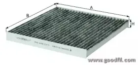 AG 406 CFC GOODWILL Фильтр, воздух во внутренном пространстве