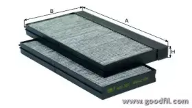 AG 407 2K CFC GOODWILL Фильтр, воздух во внутренном пространстве