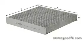 AG 419 CFC GOODWILL Фильтр, воздух во внутренном пространстве