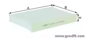 AG 422 CF GOODWILL Фильтр, воздух во внутренном пространстве