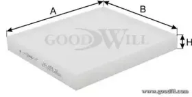 AG 463 CF GOODWILL Фильтр, воздух во внутренном пространстве
