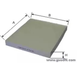 AG 512 CF GOODWILL Фильтр, воздух во внутренном пространстве