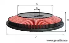 AG 517 GOODWILL Воздушный фильтр