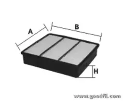 AG 524 GOODWILL Воздушный фильтр