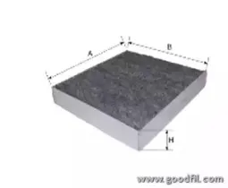 AG 539 CF GOODWILL Фильтр, воздух во внутренном пространстве