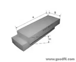 AG 556 2K CF GOODWILL Фильтр, воздух во внутренном пространстве