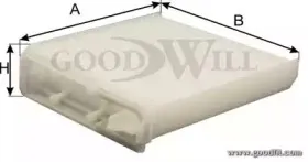 AG 557 CF GOODWILL Фильтр, воздух во внутренном пространстве