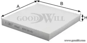 AG 564 CF GOODWILL Фильтр, воздух во внутренном пространстве