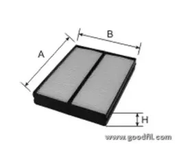 AG 565 2K CF GOODWILL Фильтр, воздух во внутренном пространстве