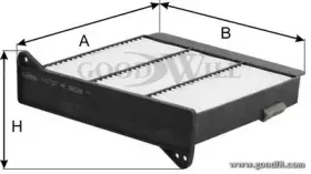 AG 571 CF GOODWILL Фильтр, воздух во внутренном пространстве