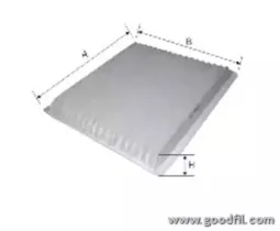 AG 572 CF GOODWILL Фильтр, воздух во внутренном пространстве