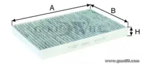 AG 585 CFC GOODWILL Фильтр, воздух во внутренном пространстве