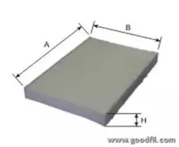 AG 591 CF GOODWILL Фильтр, воздух во внутренном пространстве