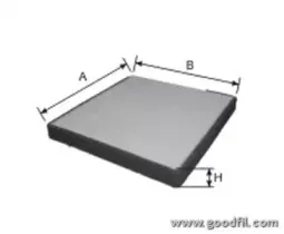 AG 626 CF GOODWILL Фильтр, воздух во внутренном пространстве