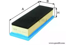 AG 801 GOODWILL Воздушный фильтр
