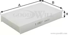 AG 921 CF GOODWILL Фильтр, воздух во внутренном пространстве