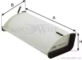 AG 927 CF GOODWILL Фильтр, воздух во внутренном пространстве