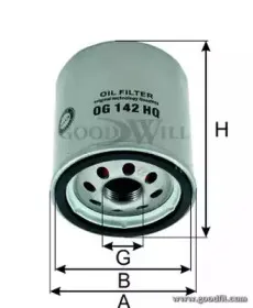 OG 142 HQ GOODWILL Масляный фильтр