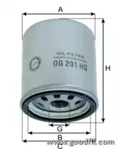 OG 201 HQ GOODWILL Масляный фильтр