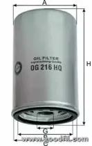 OG 216 HQ GOODWILL Масляный фильтр