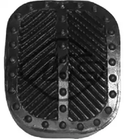 00411 METALCAUCHO Накладка на педаль, педаль сцепления