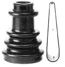 01274E METALCAUCHO Комплект пылника, приводной вал