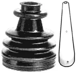 01710E METALCAUCHO Комплект пылника, приводной вал