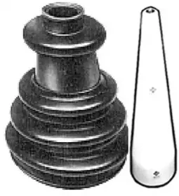 01761E METALCAUCHO Пыльник, приводной вал