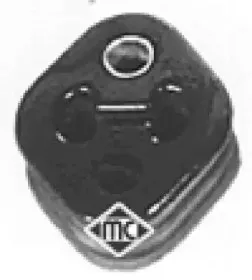 02636 METALCAUCHO Буфер, глушитель