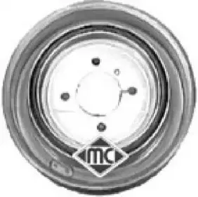 02927 METALCAUCHO Ременный шкив, коленчатый вал