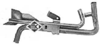 03009 METALCAUCHO Трубка охлаждающей жидкости