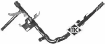 03178 METALCAUCHO Трубка охлаждающей жидкости