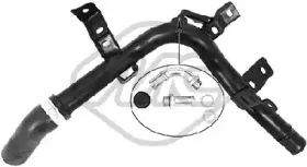 03222 METALCAUCHO Трубка охлаждающей жидкости