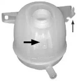 03567 METALCAUCHO Бачок, радиатор