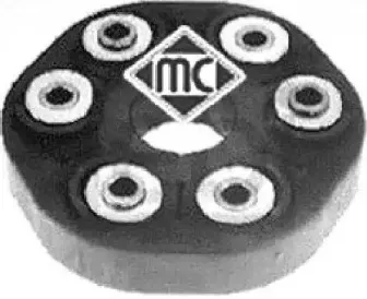 04346 METALCAUCHO Шарнир, продольный вал