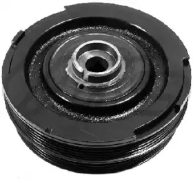 04553 METALCAUCHO Ременный шкив, коленчатый вал