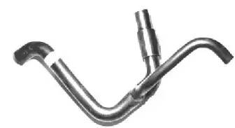 07841 METALCAUCHO Шланг радиатора