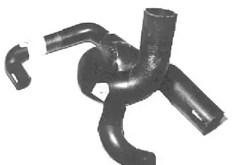 07847 METALCAUCHO Шланг радиатора