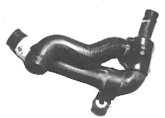 07851 METALCAUCHO Шланг радиатора