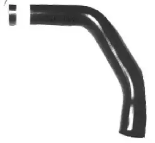 07955 METALCAUCHO Шланг радиатора