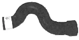 08005 METALCAUCHO Шланг радиатора