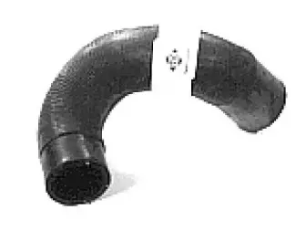 08076 METALCAUCHO Шланг радиатора