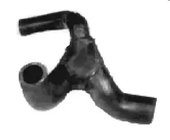 08124 METALCAUCHO Шланг радиатора