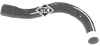 08175 METALCAUCHO Шланг радиатора