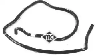 08272 METALCAUCHO Шланг радиатора