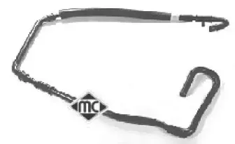 08306 METALCAUCHO Шланг радиатора