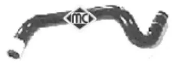 08313 METALCAUCHO Шланг радиатора